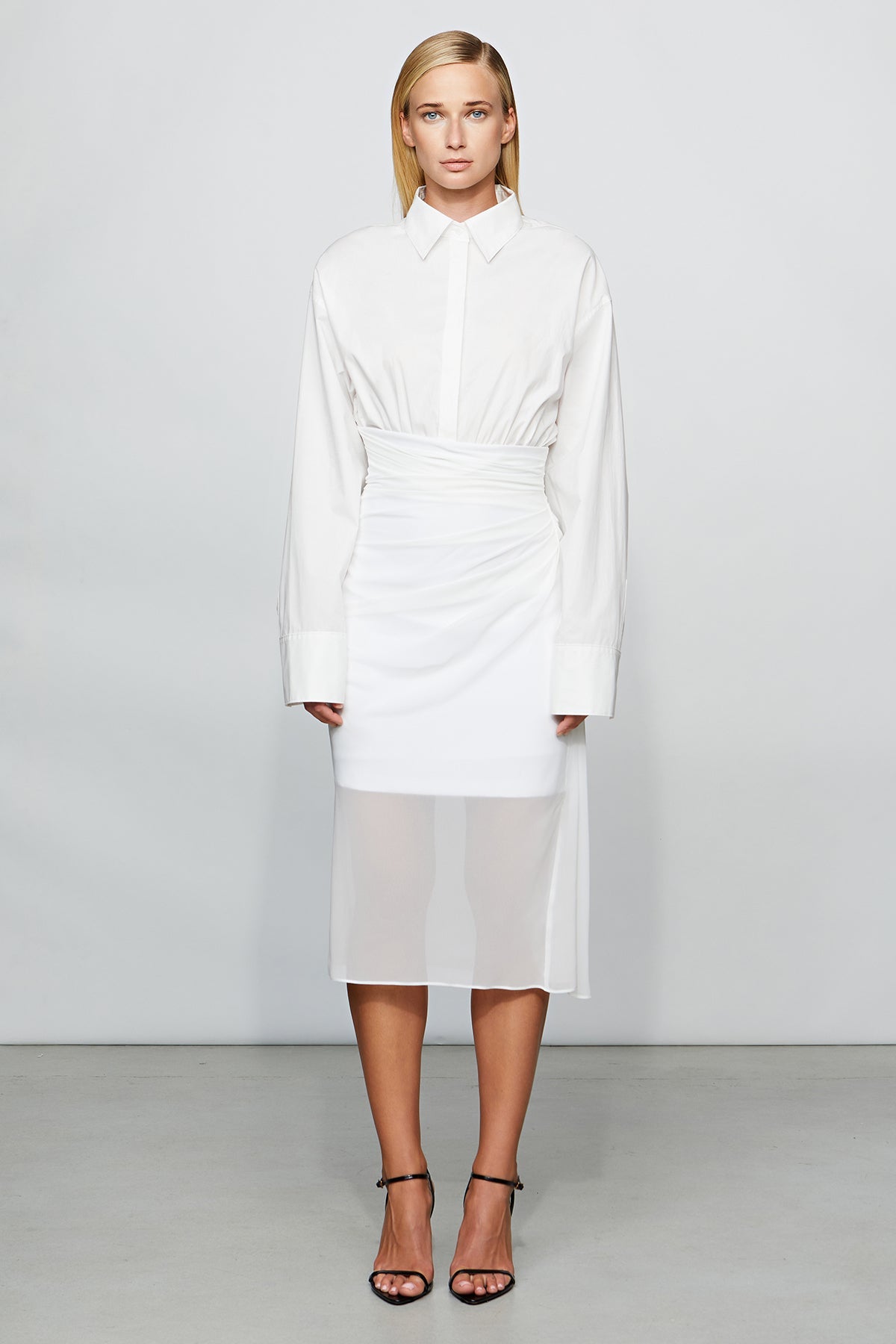 Etochs | Hadley Shirt Dress | Ivory