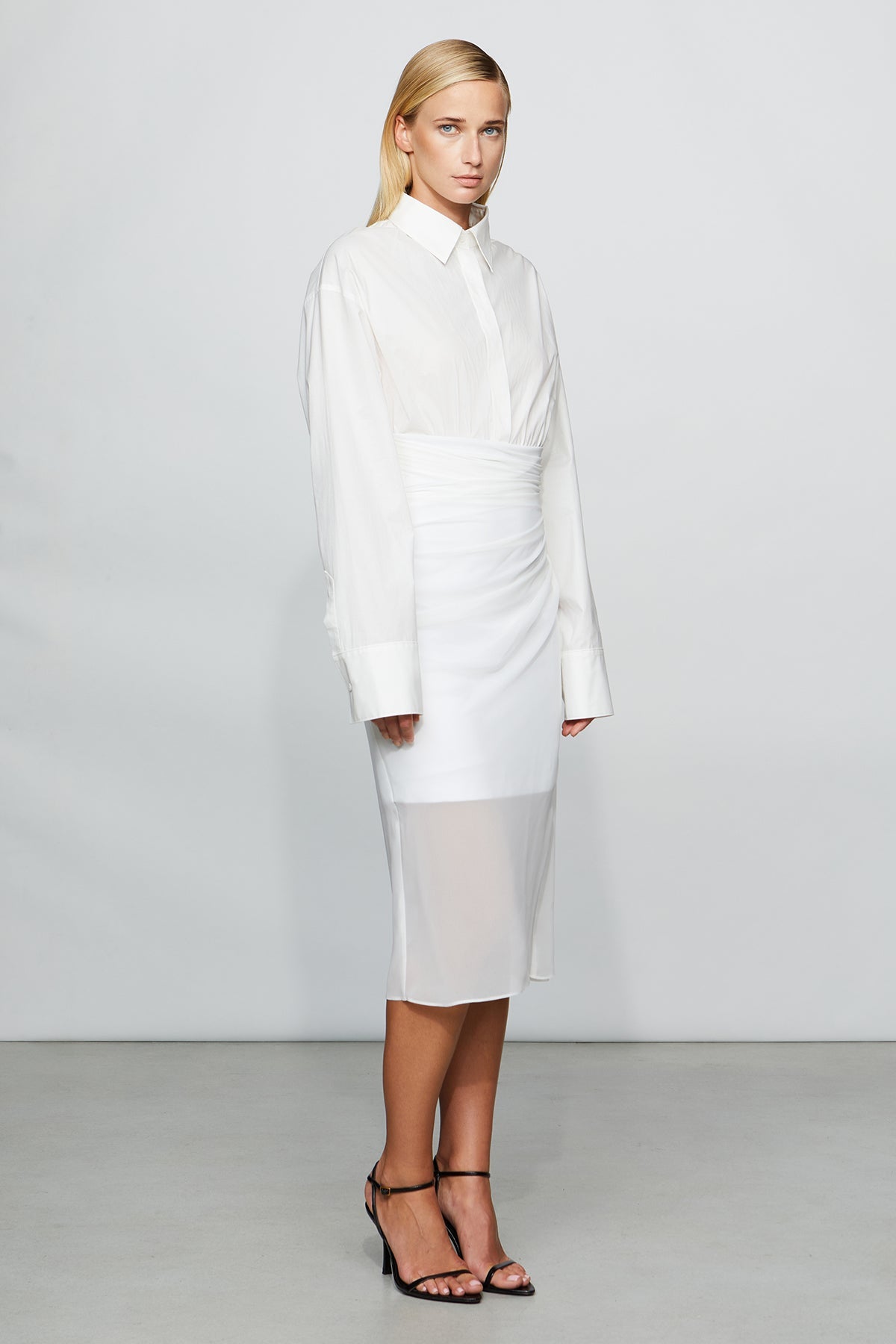 Etochs | Hadley Shirt Dress | Ivory