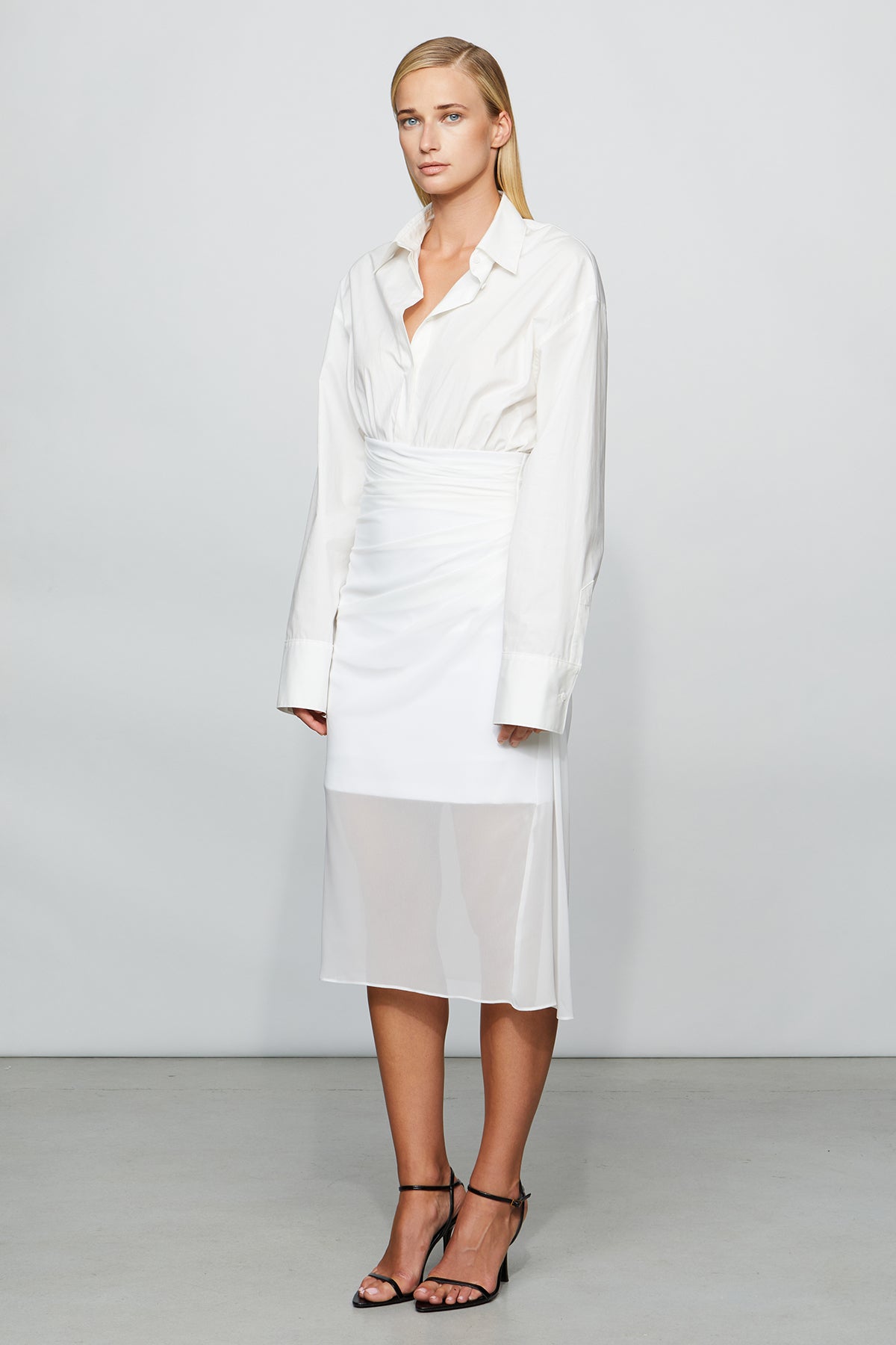 Etochs | Hadley Shirt Dress | Ivory