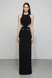 Etochs | Naomi Halter Cut Out Gown | Black