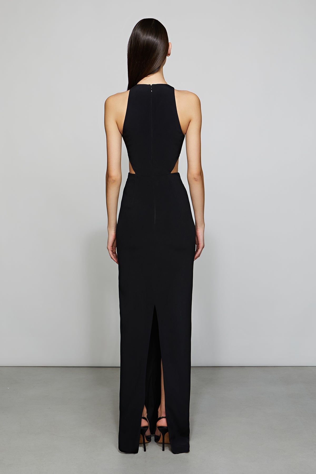 Etochs | Naomi Halter Cut Out Gown | Black