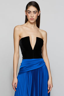 Etochs | Tabitha Gown | Sapphire / Black