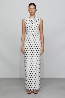 Etochs | Celeste Gown | Large Dot Ivory