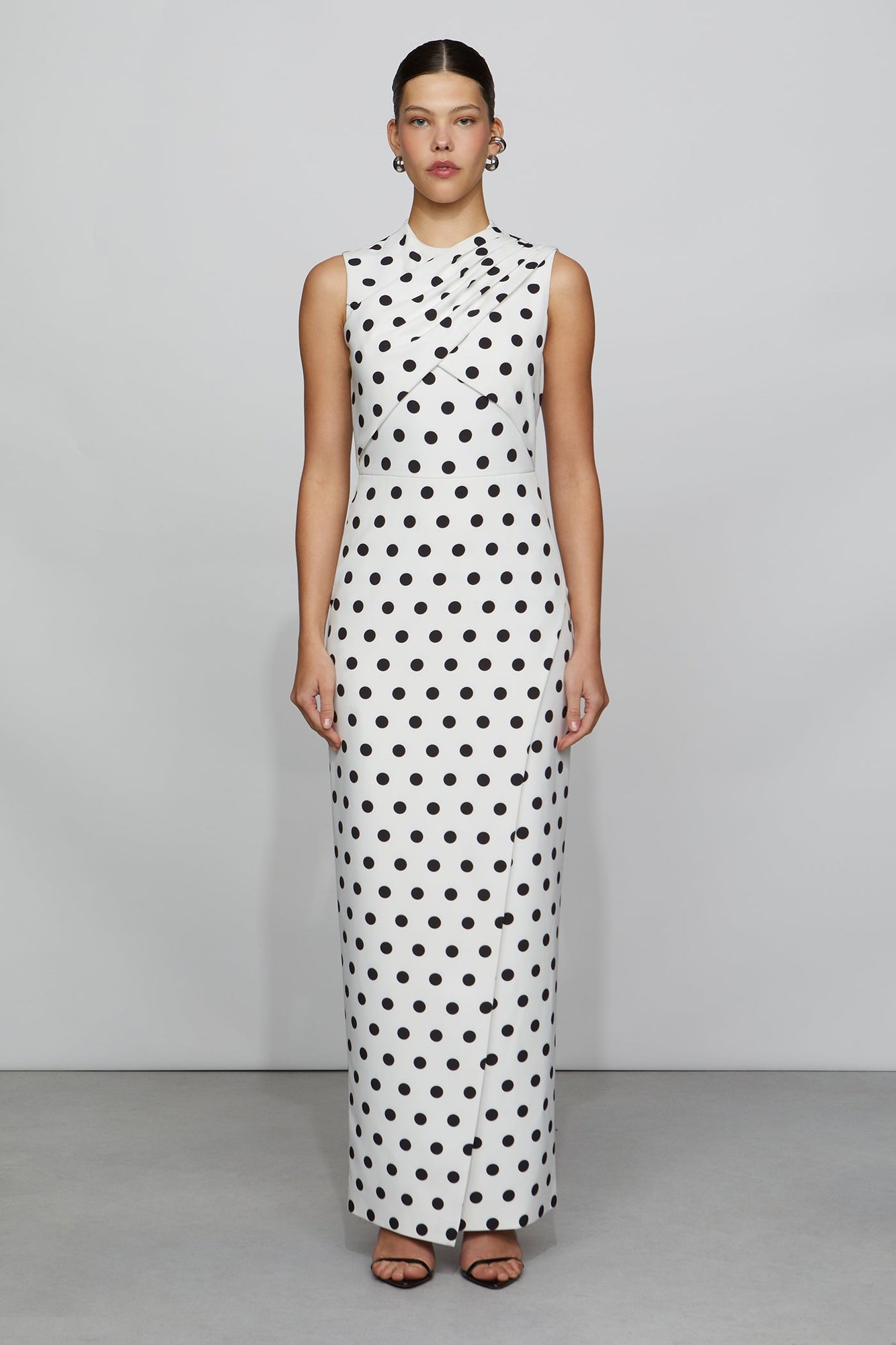 Etochs | Celeste Gown | Large Dot Ivory