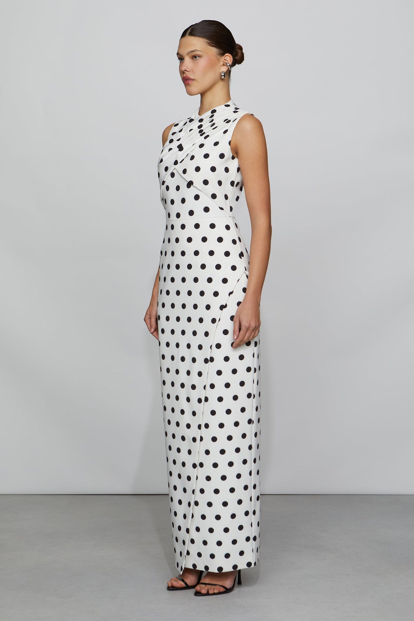 Etochs | Celeste Gown | Large Dot Ivory