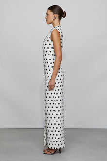 Etochs | Celeste Gown | Large Dot Ivory