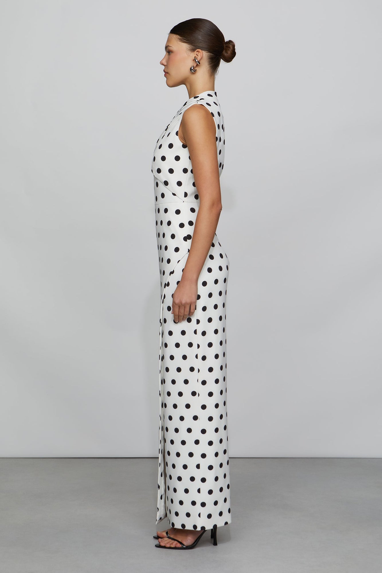 Etochs | Celeste Gown | Large Dot Ivory