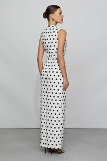 Etochs | Celeste Gown | Large Dot Ivory