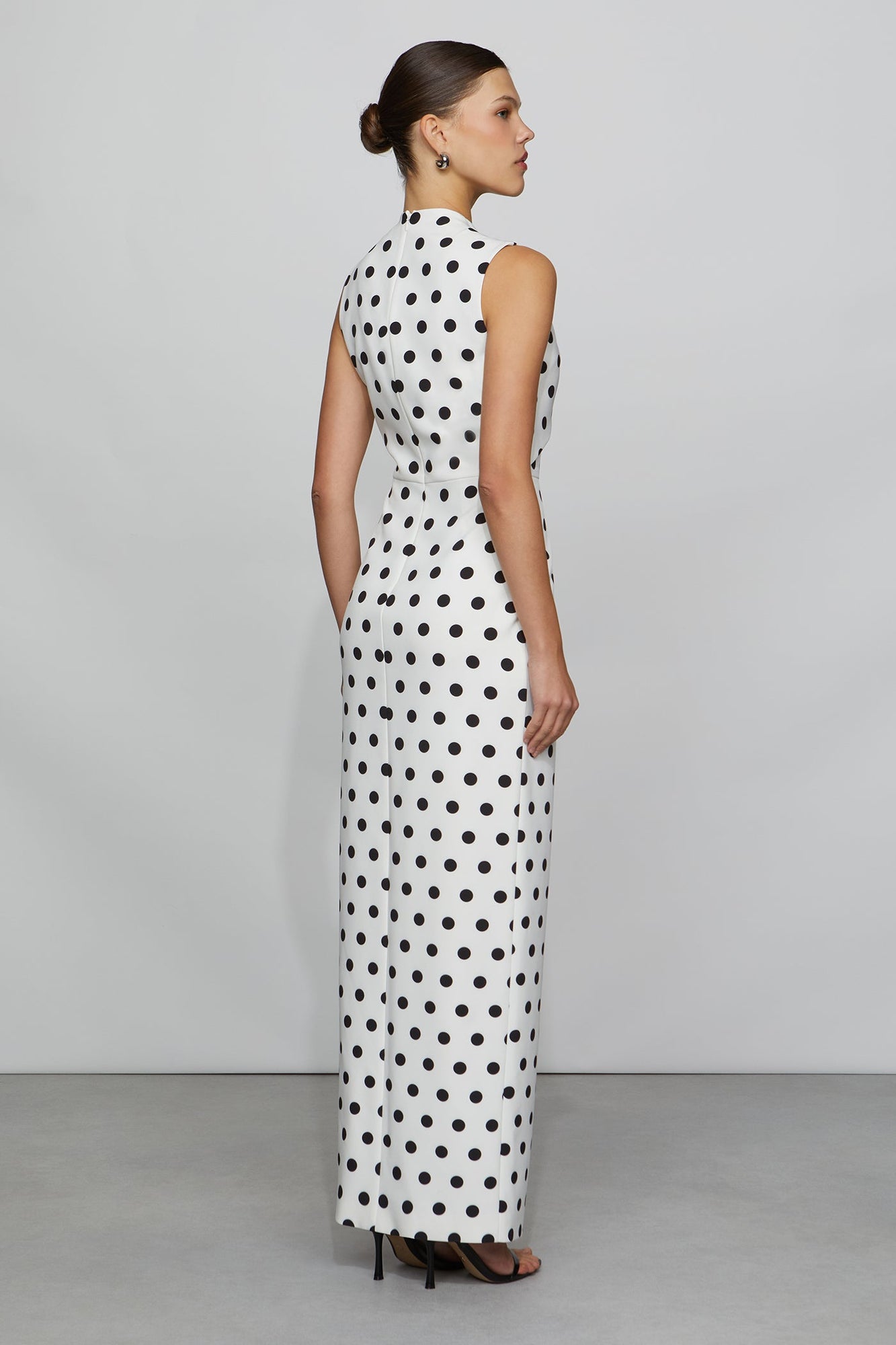 Etochs | Celeste Gown | Large Dot Ivory