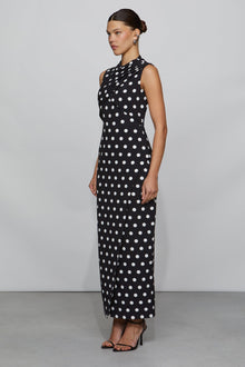 Etochs | Celeste Gown | Large Dot Black