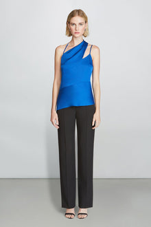 Etochs | Juliette Asymmetric Bias Top | Saphhire