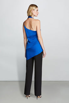 Etochs | Juliette Asymmetric Bias Top | Saphhire