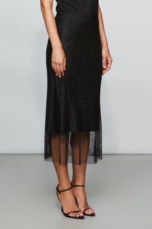 Etochs | Giovanni Net Skirt | Black