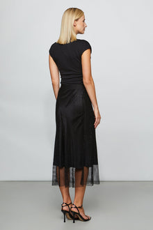 Etochs | Giovanni Net Skirt | Black