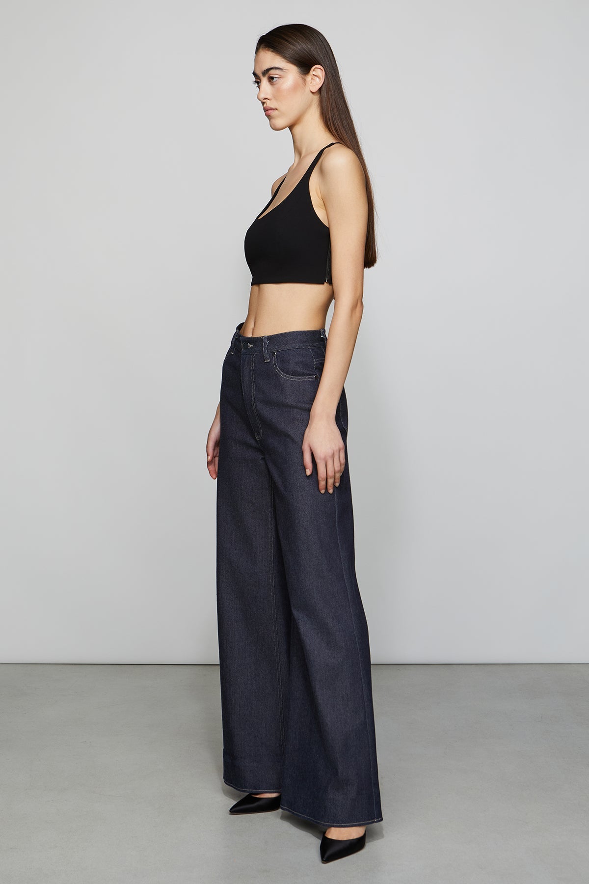 Etochs | Ezra Denim Wide Leg Pants | Denim