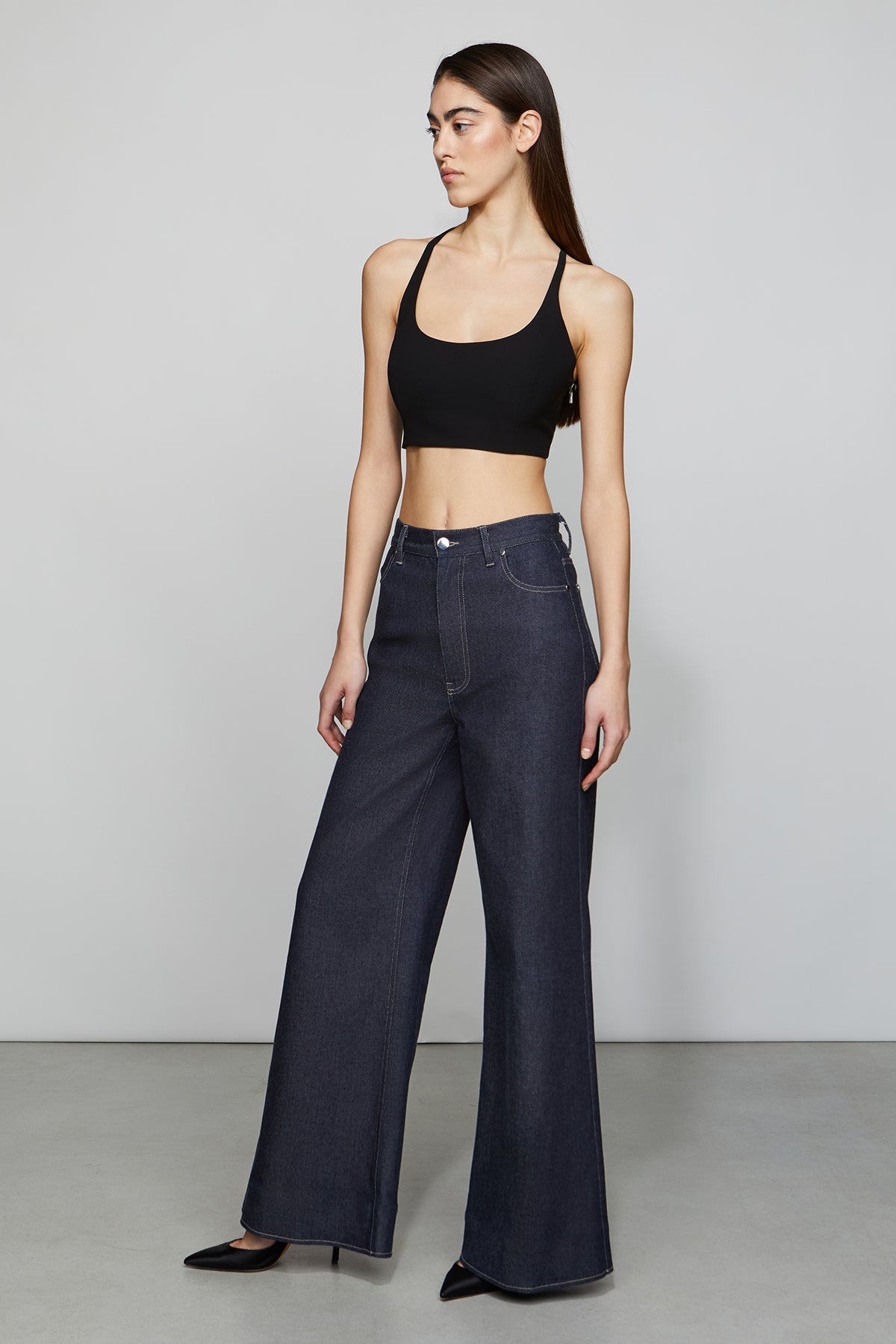 Etochs | Ezra Denim Wide Leg Pants | Denim