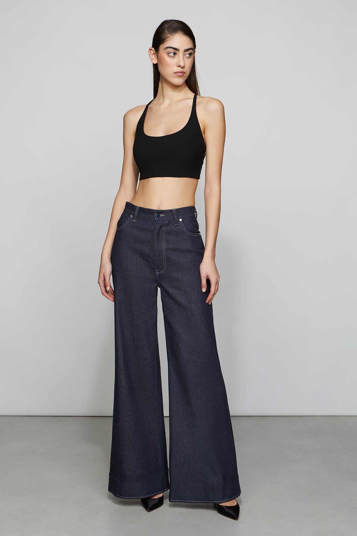 Etochs | Ezra Denim Wide Leg Pants | Denim