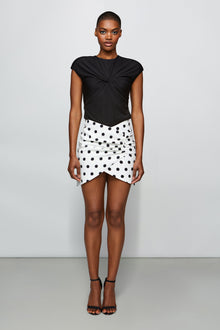 Etochs | Arden Skirt | Large Dot Ivory