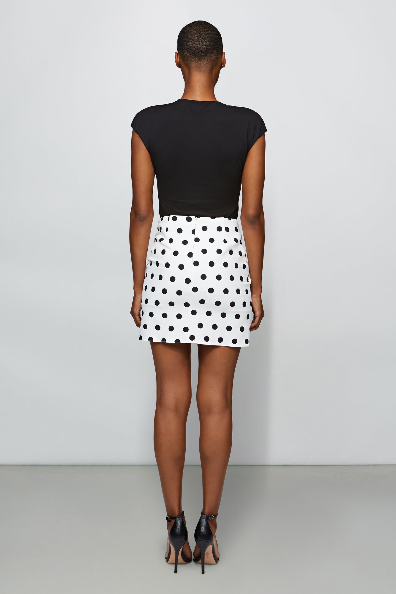 Etochs | Arden Skirt | Large Dot Ivory