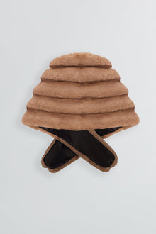Etochs | Fur-Free Chinchilla Stole | Camel Chinch