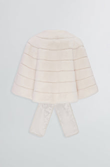 Etochs | Fur-Free Mink Stole | White