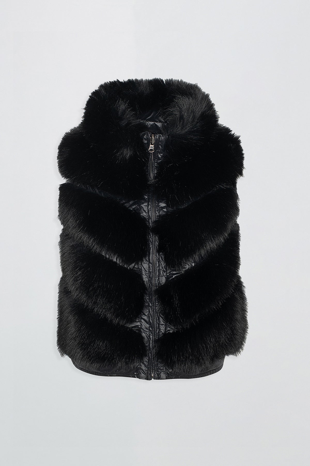 Etochs | Fur-Free Fox Reversible Vest | Black