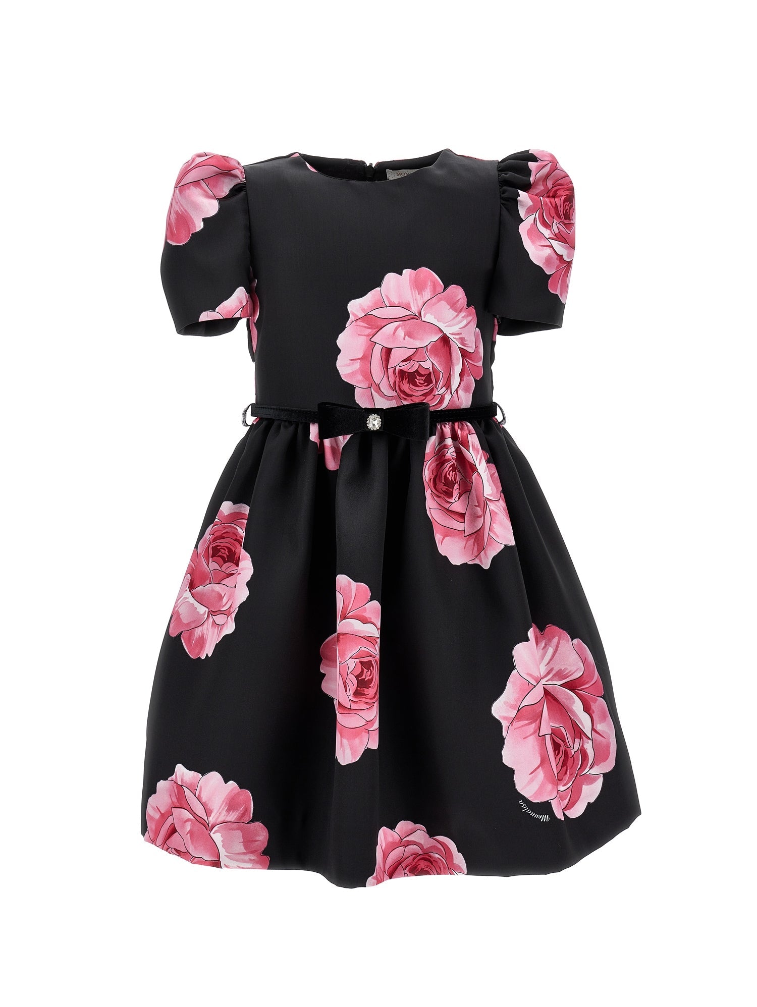 Girls | Rose Mikado Dress | Black