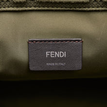 Fendi | Pre-Owned Medium Zucca Sunshine Shopper Canvas Tote | Green/Dark Green