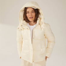 Womens | Adeline Hooded Down Puffer Jacket | Cream