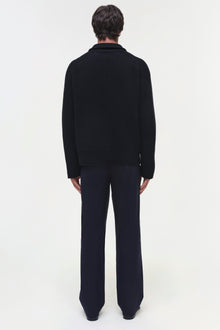 Mens | Henry Half Zip | Black