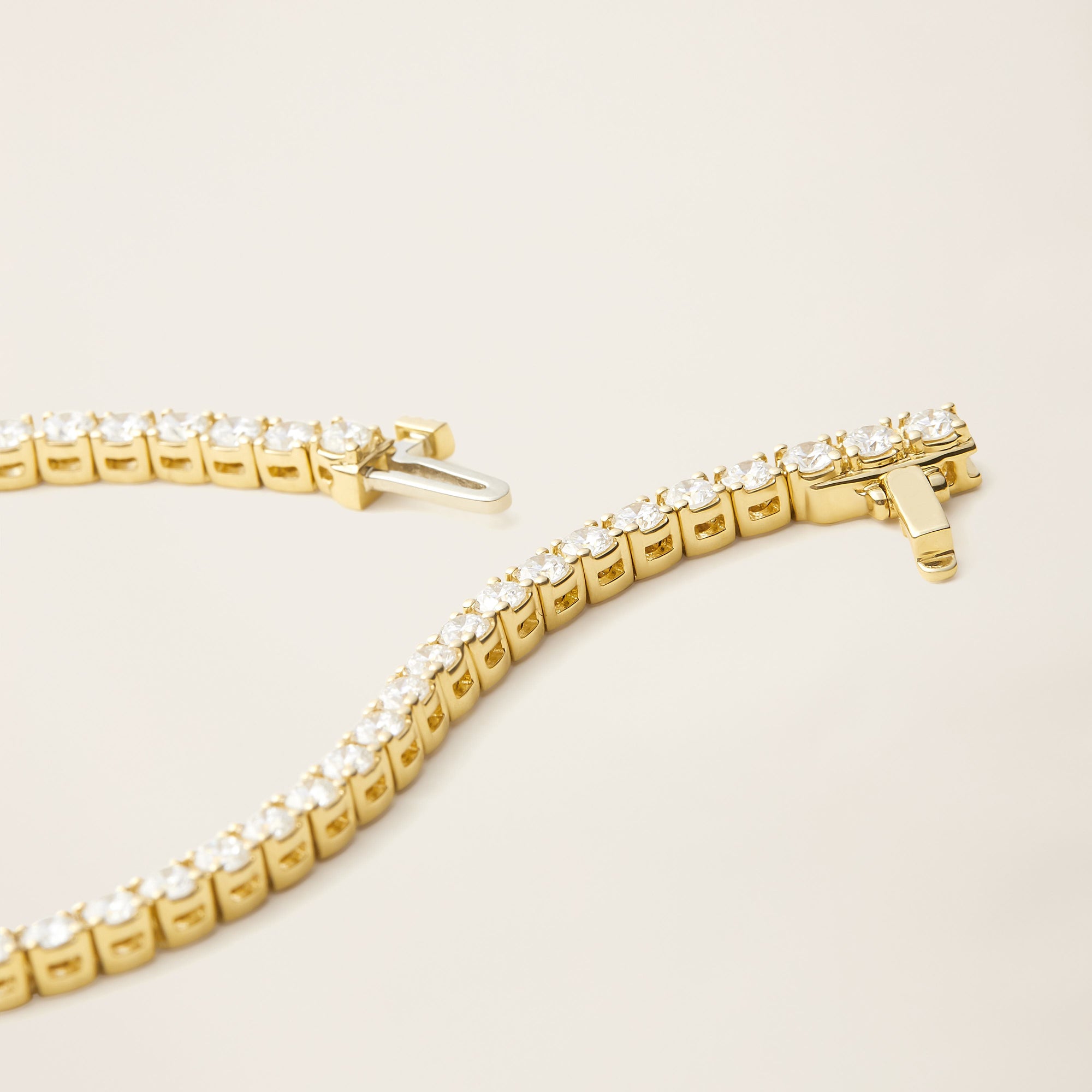 Womens | 18K Solid Yellow Gold | Dalton Tennis Bracelet | 2.3 CTW Diamonds