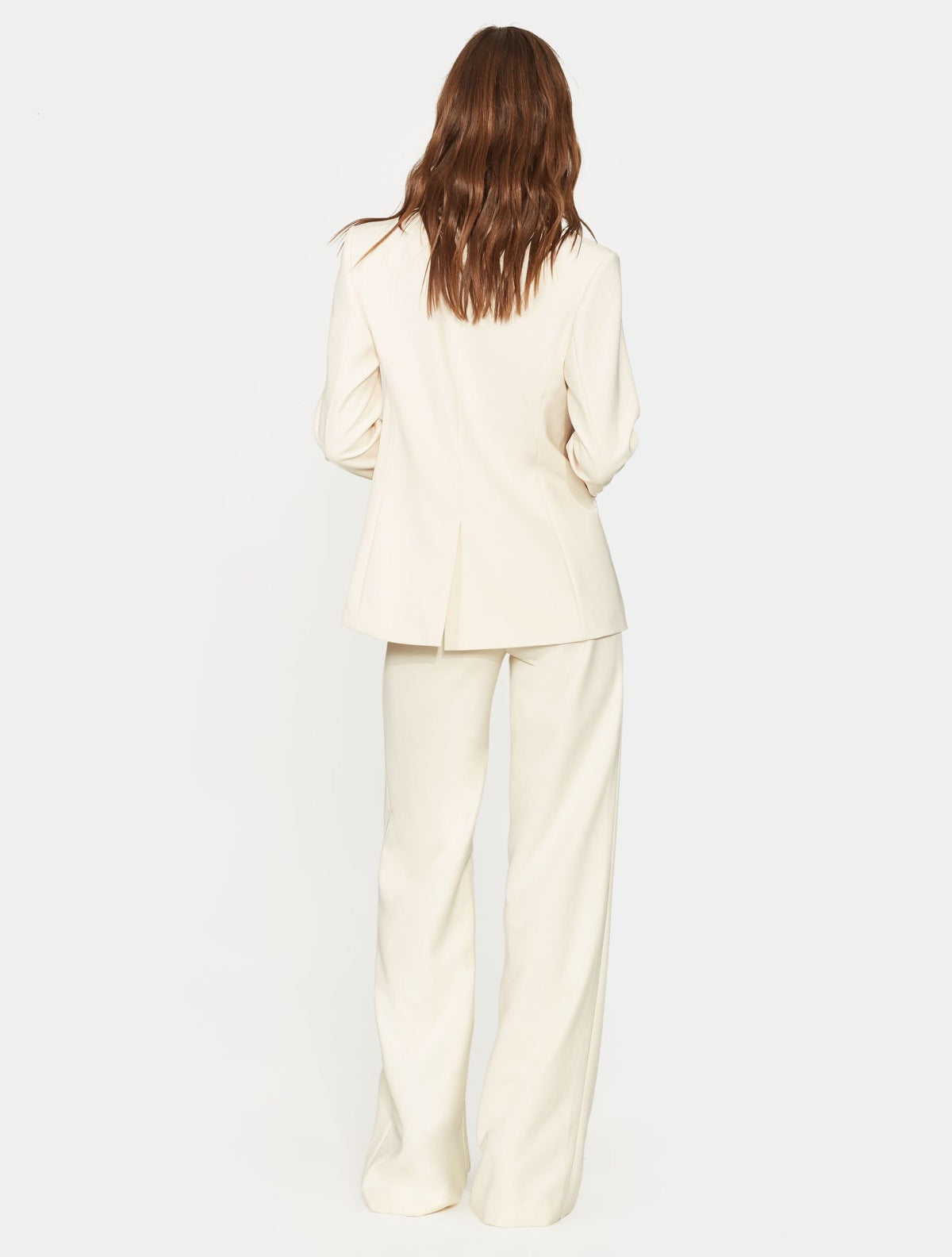 Slit Cuff Crepe Blazer - Halston