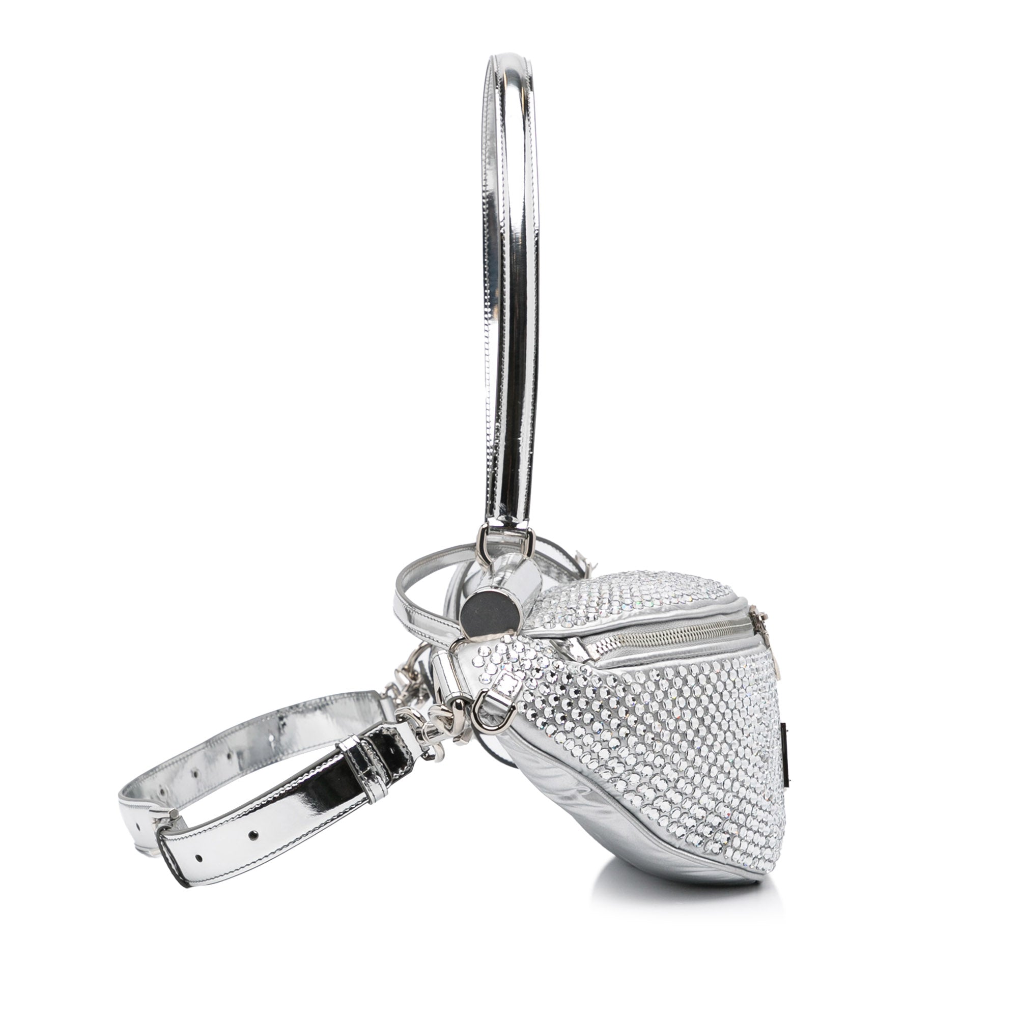 Dolce & Gabbana | Pre-Owned Miss Sicily Belt Bag | Silver