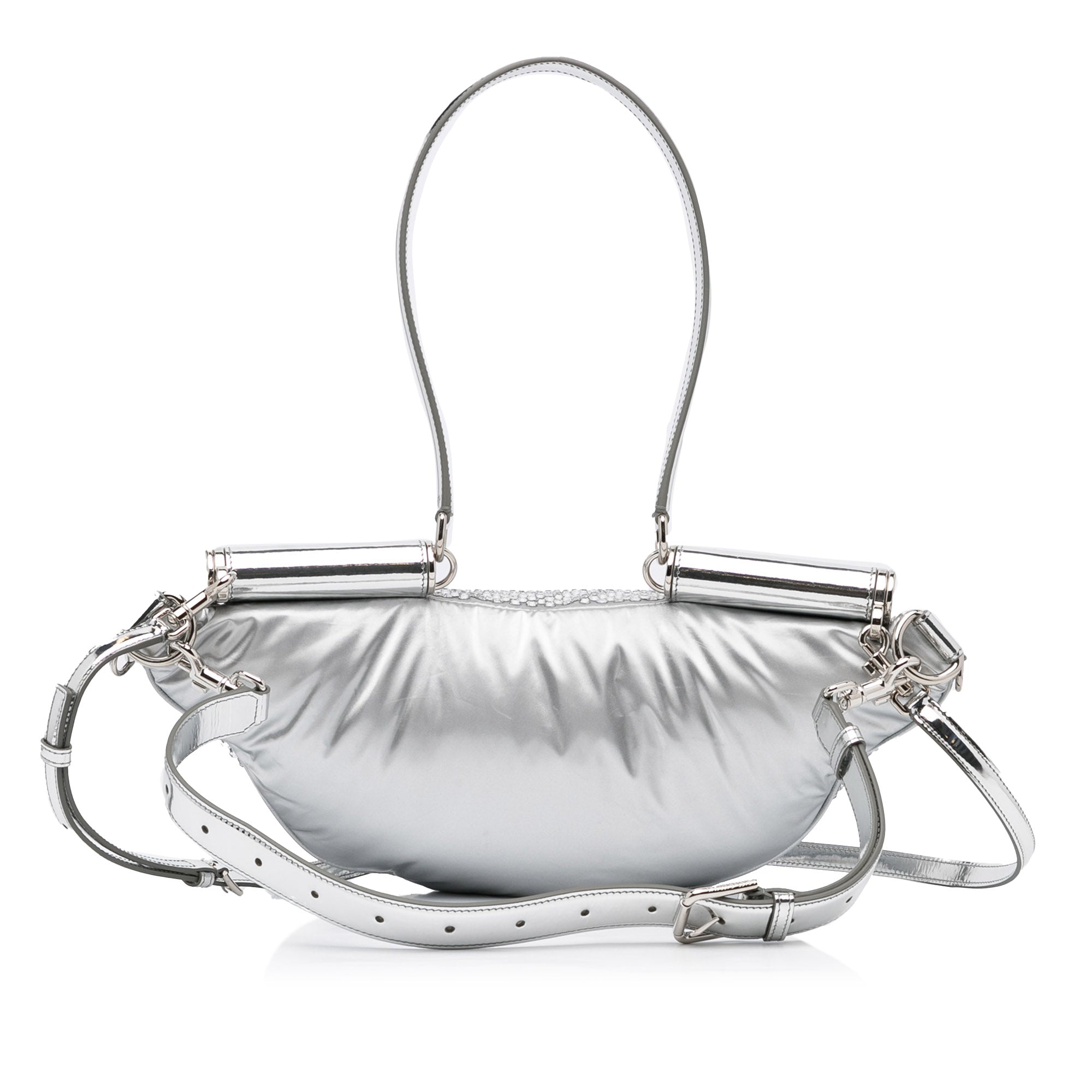 Dolce & Gabbana | Pre-Owned Miss Sicily Belt Bag | Silver