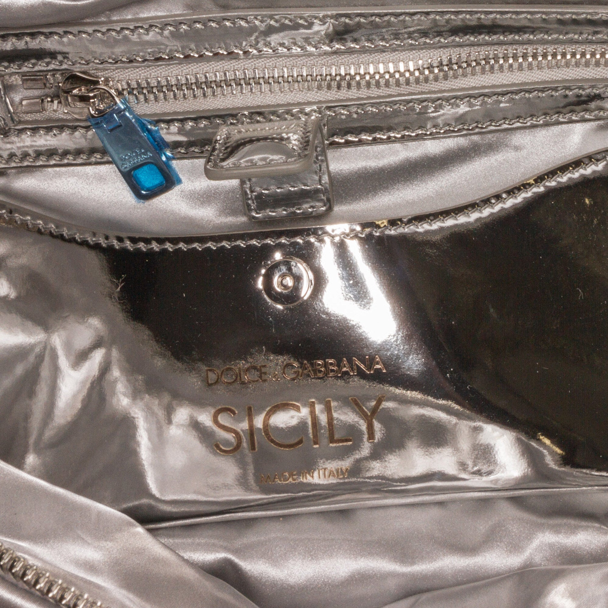 Dolce & Gabbana | Pre-Owned Miss Sicily Belt Bag | Silver