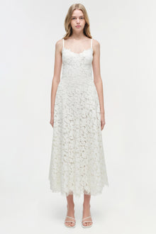 Womens | Julia Lace Midi Dress | Ivory