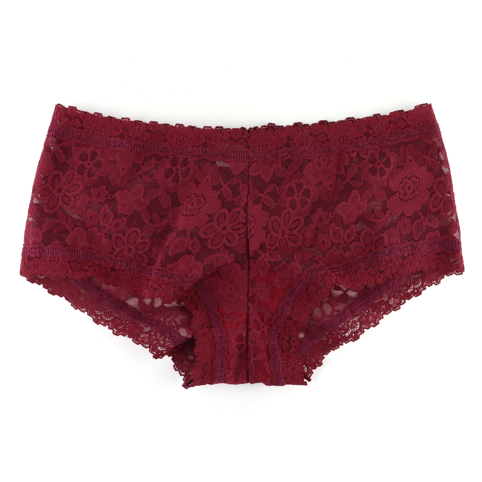 Daily Lace Boyshort | Lipstick Red