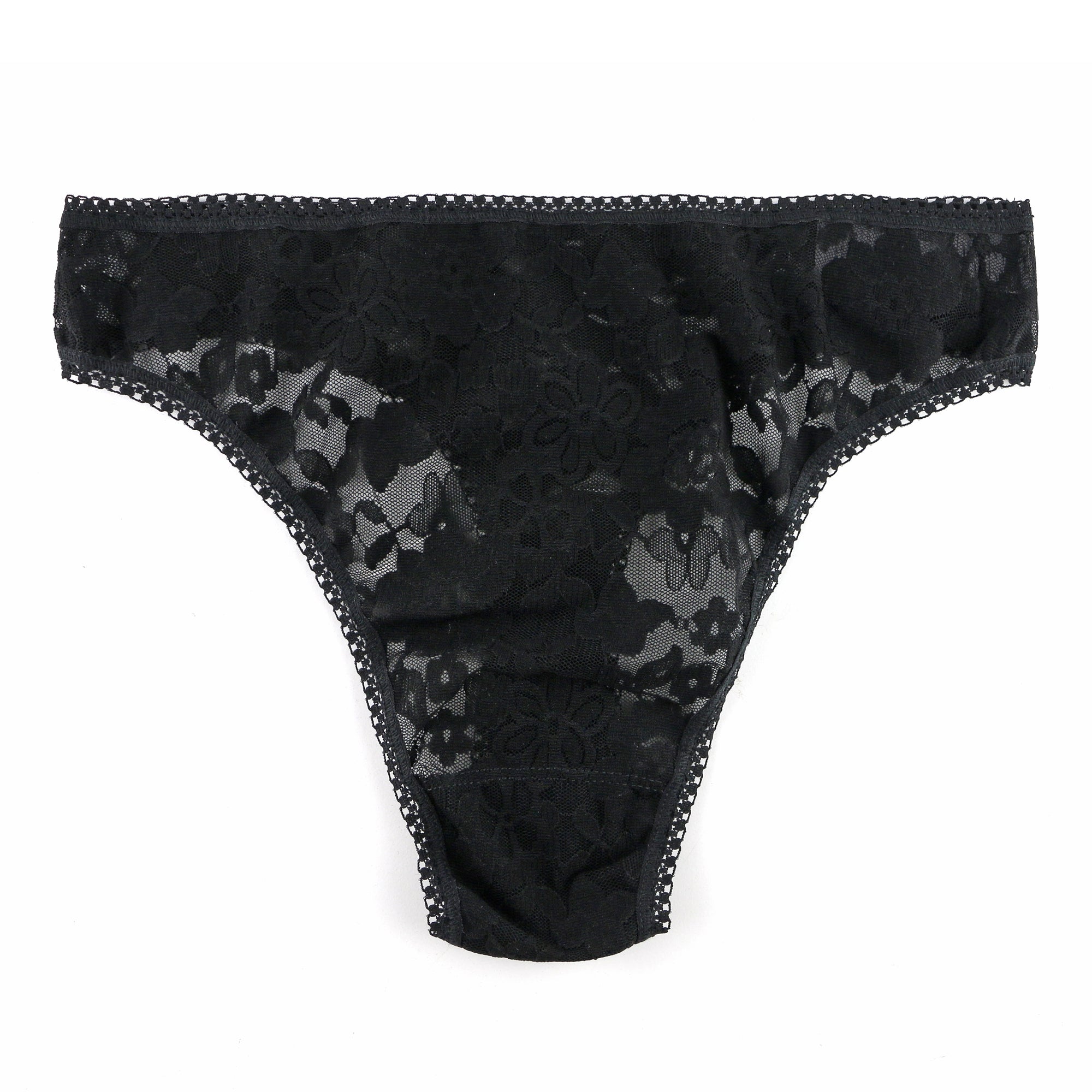 Daily High Cut Thong | Black