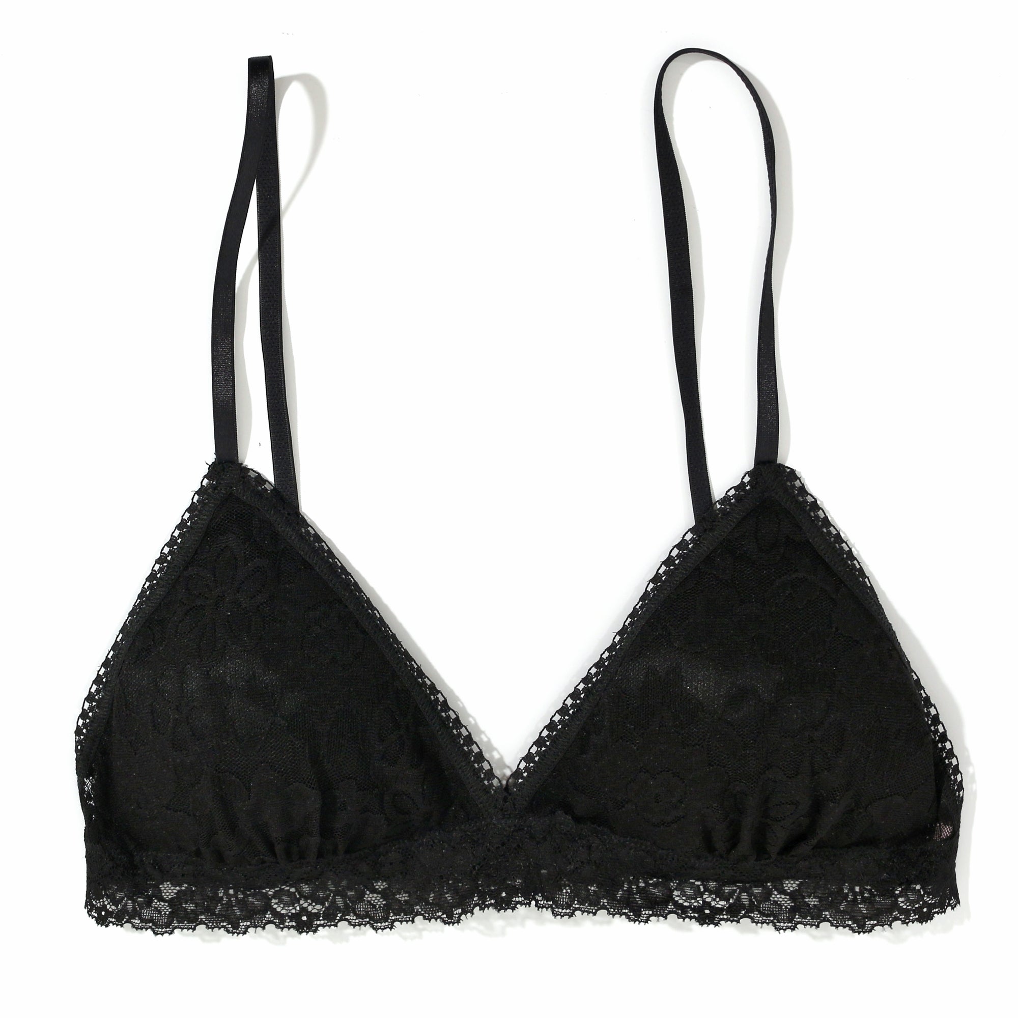 Daily Lace Padded Bralette | Black