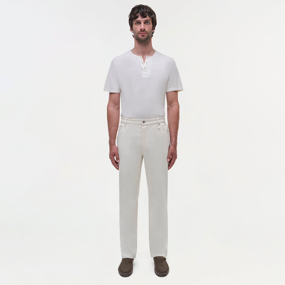 Mens | Ardie Wide Leg Jean | Cream