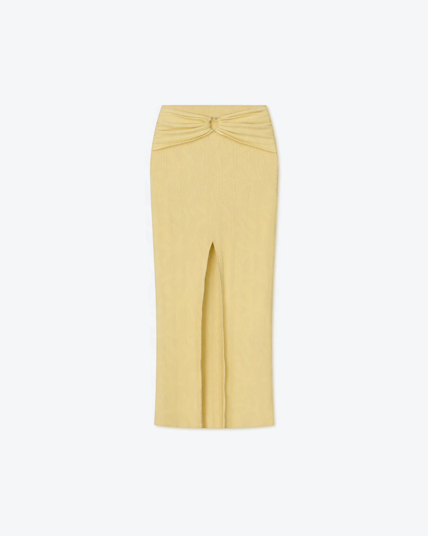 Womens | Muyta Terry-Knit Skirt | Pale Yellow