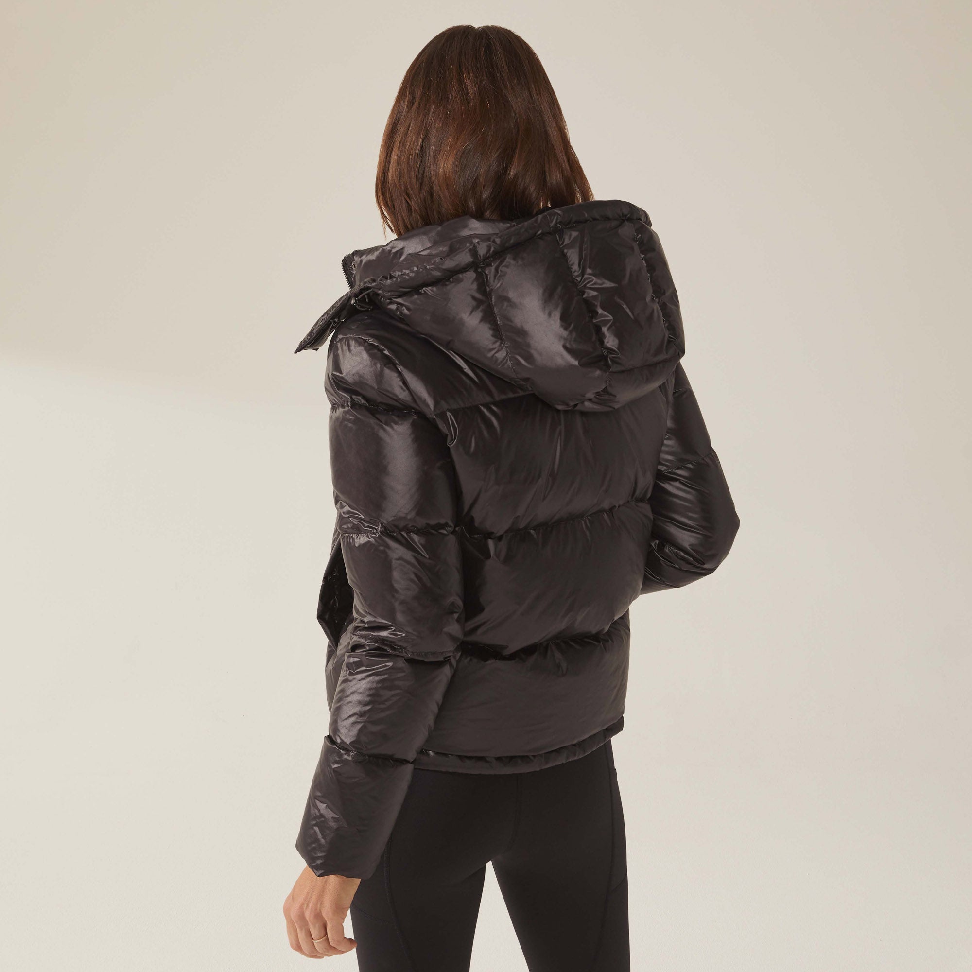 Womens | Adeline Hooded Down Puffer Jacket | Black