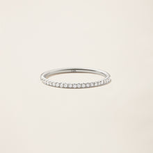 Womens | 14K Solid White Gold | Petite Eternity Band | 0.37-0.43 CTW Diamonds