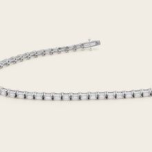Womens | 14K Solid White Gold | Baguette Tennis Bracelet | 1.20 CTW Diamonds