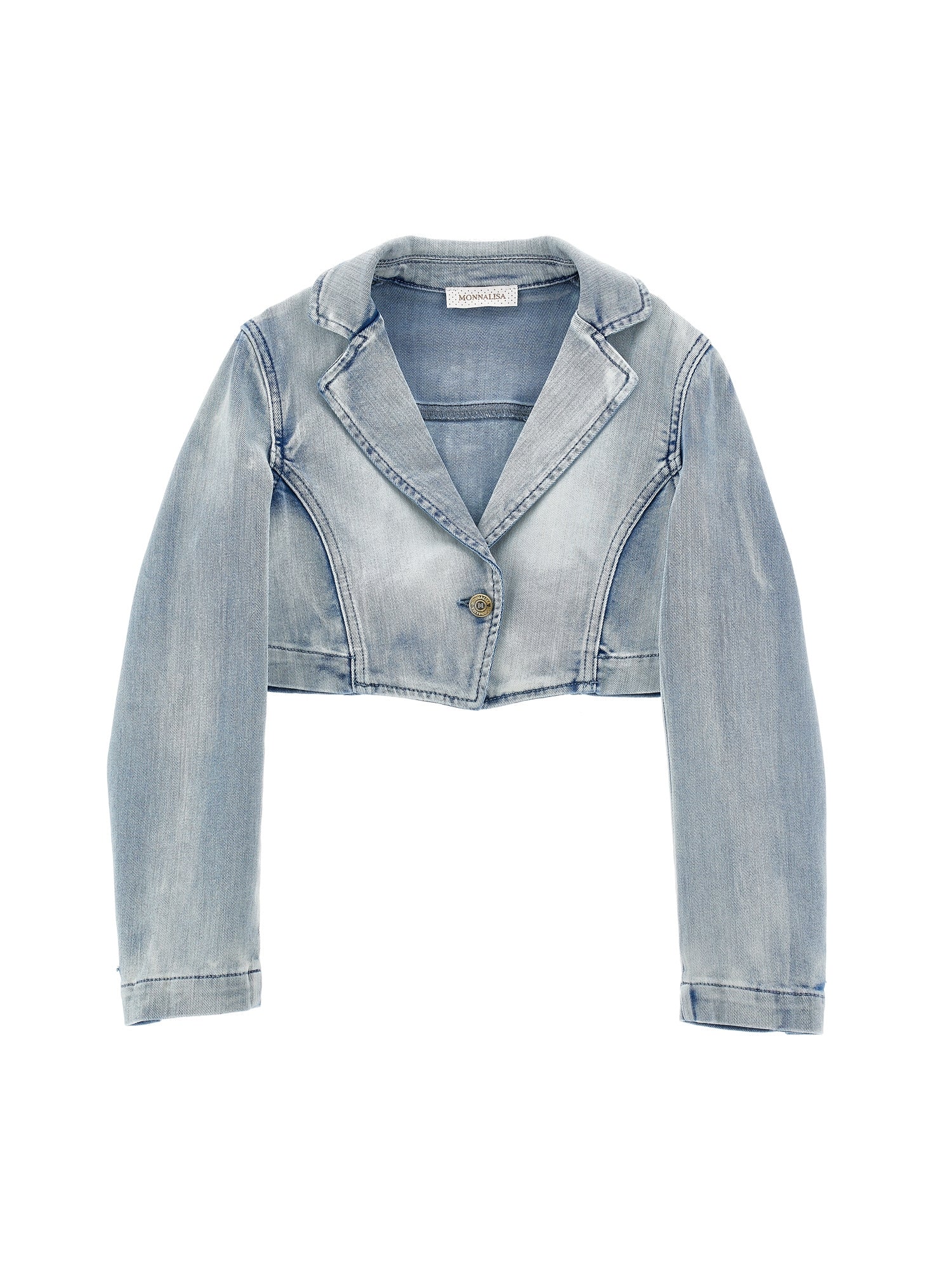 Girls | Stretch Denim Jacket | Stone Bleach