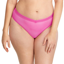 Mesh High Cut Thong | Berry Burst (Pink)