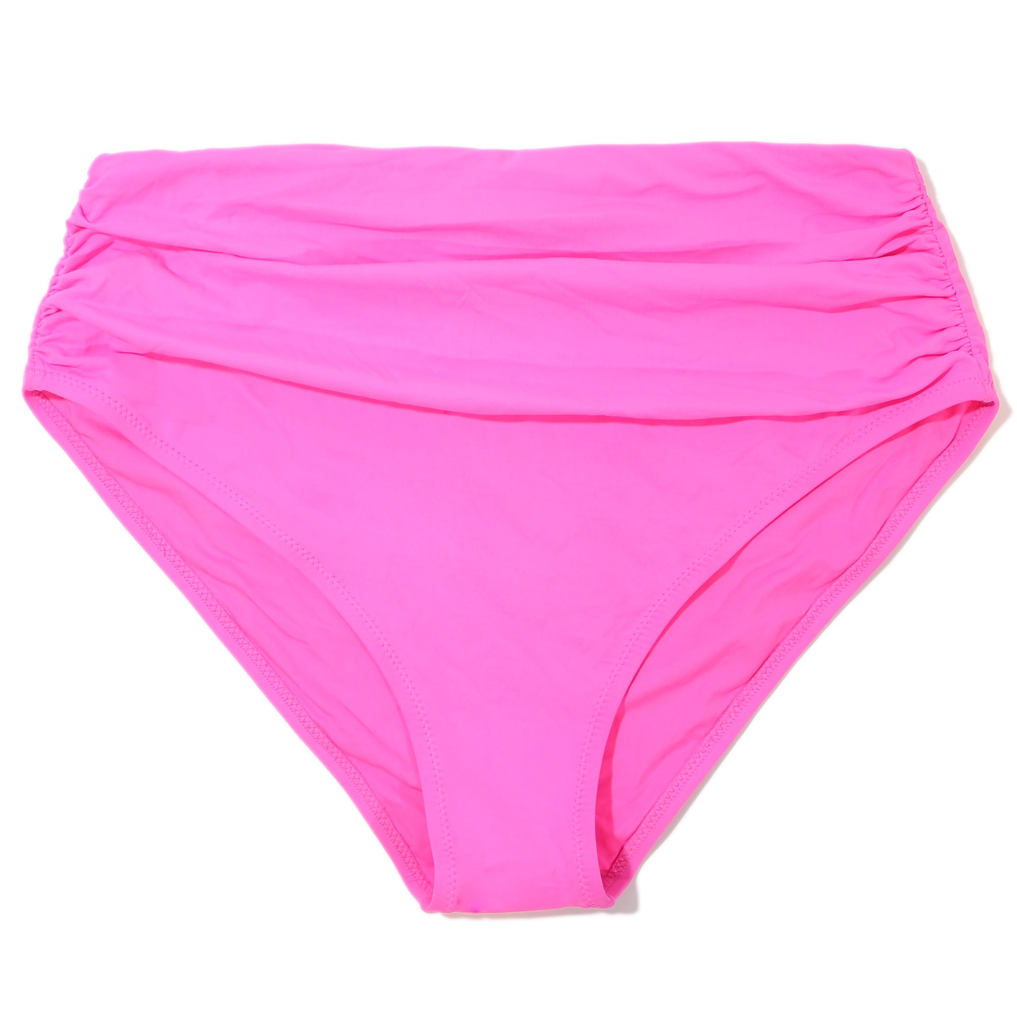 Swim High Rise Cheeky Bottom | Unapologetic Pink