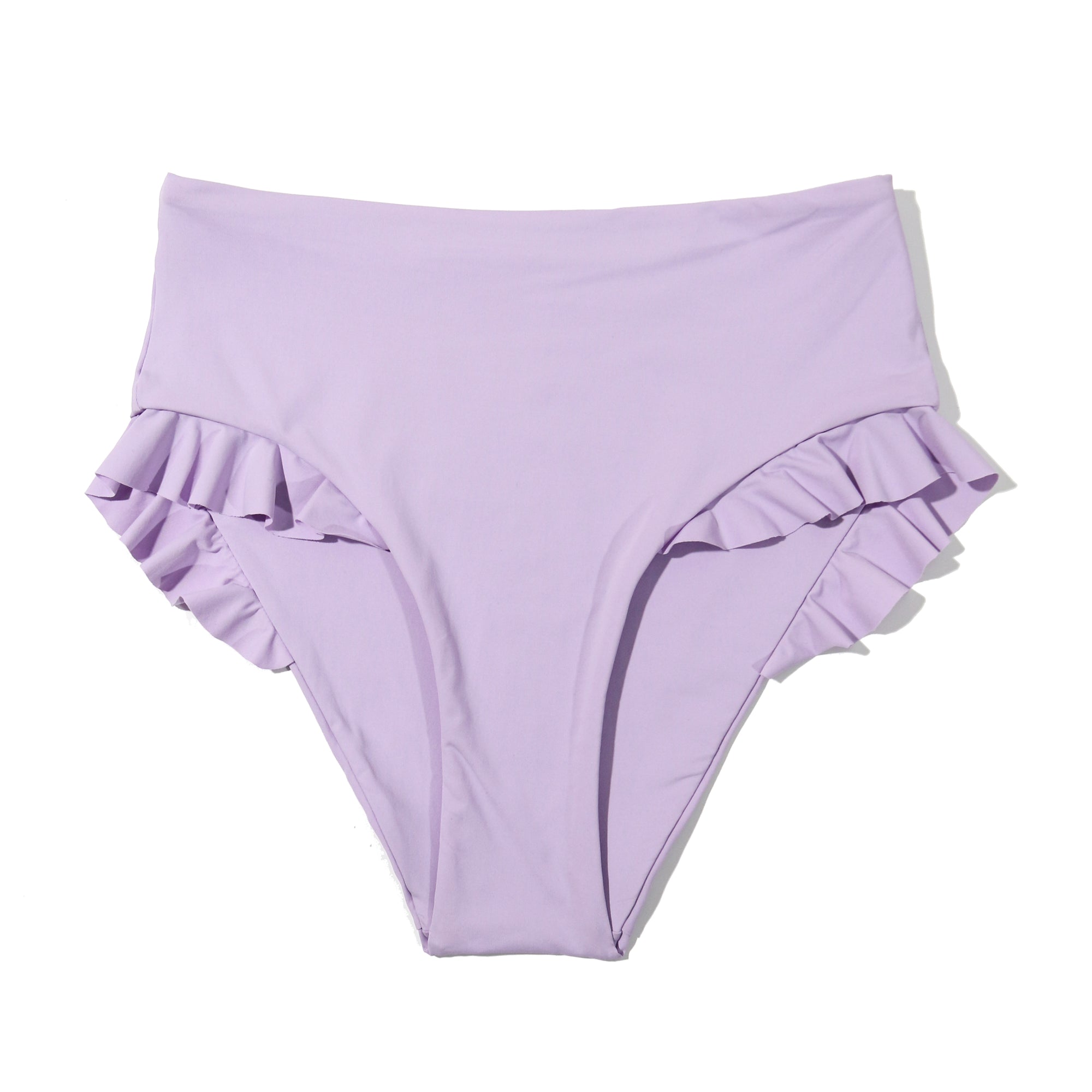 Swim Ruffle Hi-Rise | Moon Crystal (Purple)