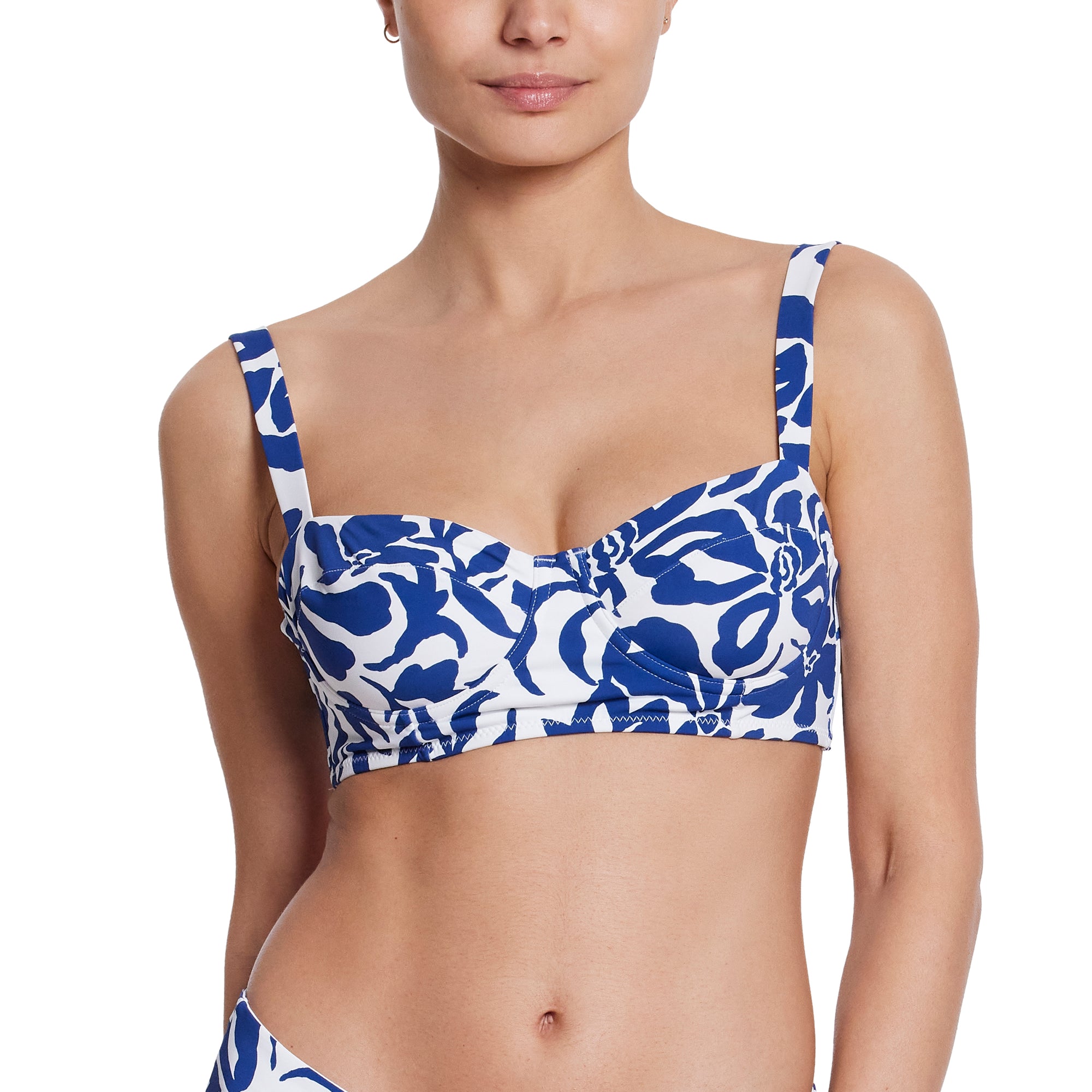 Swim Balconette Bikini Top | Poolside (Blue)