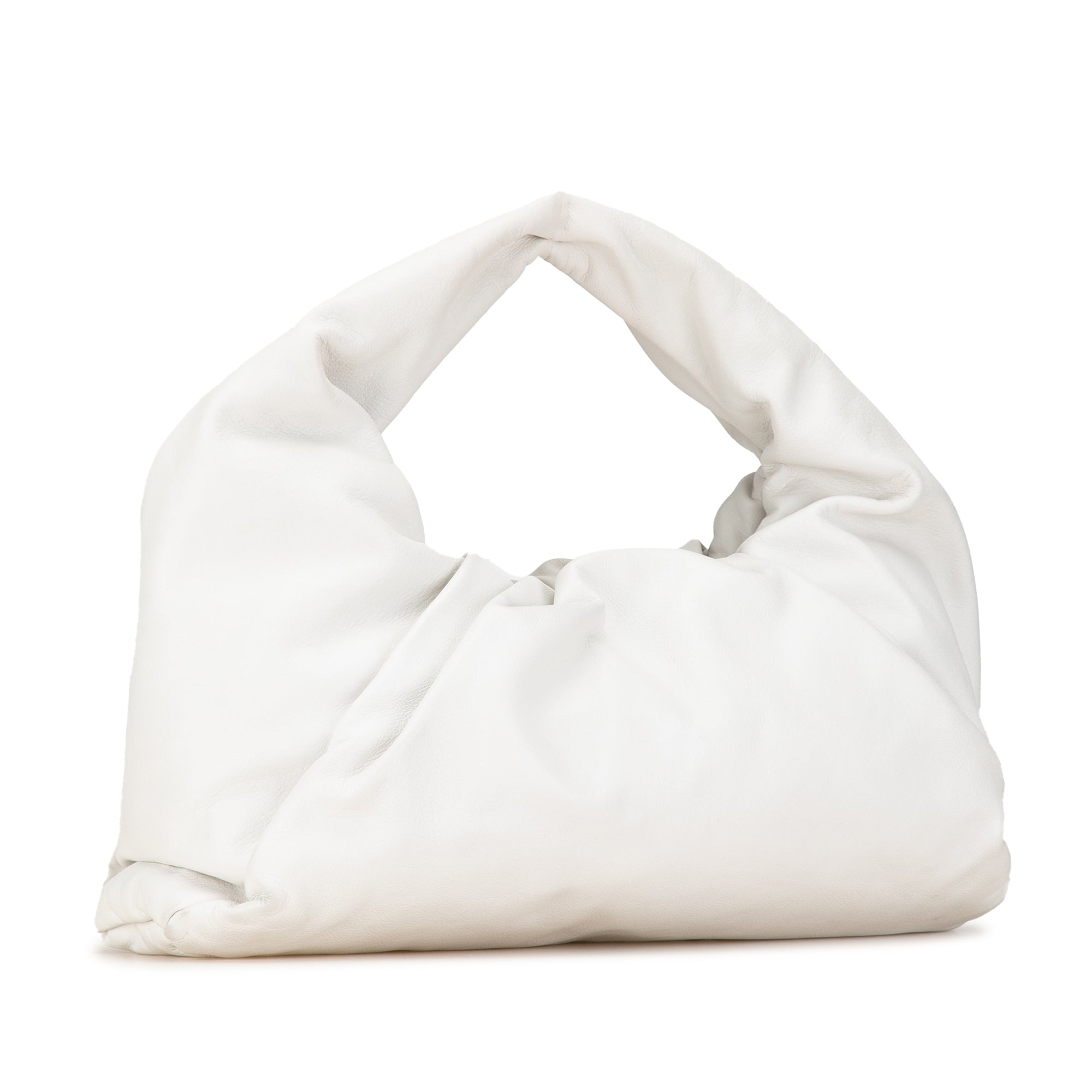 Bottega Veneta | Pre-Owned Lambskin The Shoulder Pouch - I | White